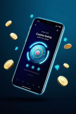 Smartfon z aplikacją Nvv Casino